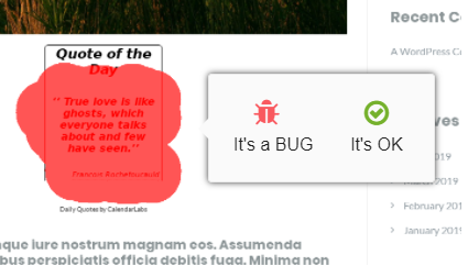 It's a bug - Diffy Visual Regression Tool